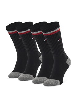 Tommy Hilfiger Zestaw 2 par wysokich skarpet dziecięcych 100001500 Czarny ze sklepu MODIVO w kategorii Skarpetki dziecięce - zdjęcie 185483993
