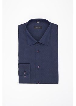 KOSZULA CORSINI 3276E DŁUGI RĘKAW CUSTOM FIT GRANATOWA Z BAWEŁNY ze sklepu Recman w kategorii Koszule męskie - zdjęcie 185484822