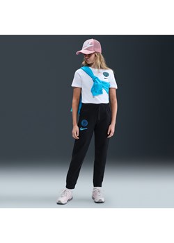 Joggery piłkarskie dla dużych dzieci (chłopców) Nike Inter Mediolan Club - Czerń ze sklepu Nike poland w kategorii Spodnie męskie - zdjęcie 185486664
