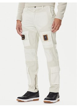 Aeronautica Militare Spodnie materiałowe 252PA1664UCT04241 Beżowy Regular Fit ze sklepu MODIVO w kategorii Spodnie męskie - zdjęcie 185486760