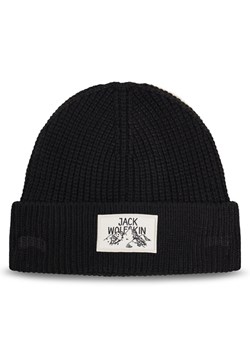 Jack Wolfskin Czapka Badge A61610 Czarny ze sklepu MODIVO w kategorii Czapki zimowe damskie - zdjęcie 185486811