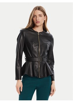 Rinascimento Kurtka z imitacji skóry CFC0125192003 Czarny Slim Fit ze sklepu MODIVO w kategorii Kurtki damskie - zdjęcie 185486833