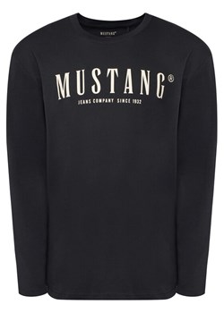 Mustang Longsleeve Asheville 1016873 Czarny Regular Fit ze sklepu MODIVO w kategorii T-shirty męskie - zdjęcie 185486850