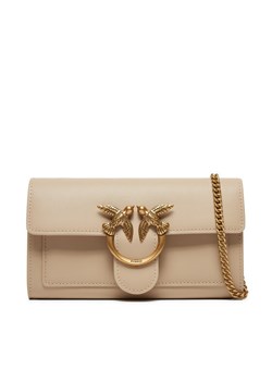 Pinko Torebka Love One C AI 24-25 PLTT 100062 A0F1 Beżowy ze sklepu MODIVO w kategorii Kopertówki - zdjęcie 185486853