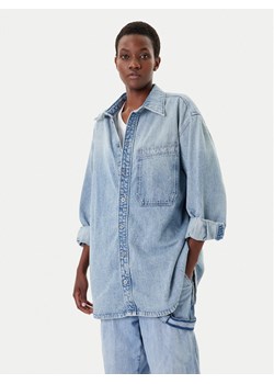 G-Star Raw Koszula jeansowa D27695-D788 Niebieski Oversize ze sklepu MODIVO w kategorii Koszule damskie - zdjęcie 185486921