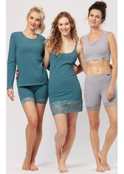 Jasnoszare szorty z koronką Hot Touch LXU 729 1, Kolor jasnoszary, Rozmiar S, Key ze sklepu Primodo w kategorii Bielizna wyszczuplająca - zdjęcie 185487792
