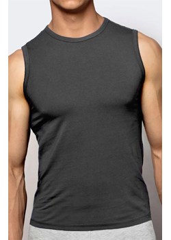 Atlantic tank top męski BMV-047-GRAFITOWY, Kolor grafitowy, Rozmiar XL, ATLANTIC ze sklepu Intymna w kategorii Podkoszulki męskie - zdjęcie 185488153
