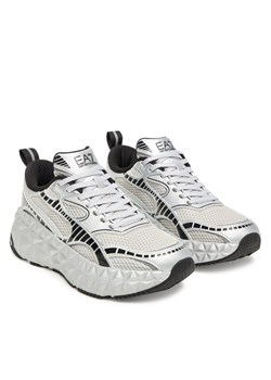 Sneakersy EA7 Emporio Armani X8X238 XK431 MZ163 Srebrny ze sklepu eobuwie.pl w kategorii Buty sportowe męskie - zdjęcie 185488681