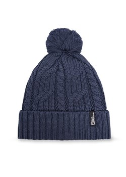 Czapka Jack Wolfskin Pompom 1905092 Granatowy ze sklepu eobuwie.pl w kategorii Czapki zimowe męskie - zdjęcie 185488760