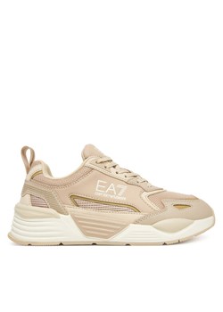 EA7 Emporio Armani Sneakersy 7X000308 AF18447 MZ240 Beżowy ze sklepu MODIVO w kategorii Buty sportowe damskie - zdjęcie 185490090