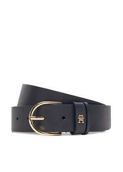 Tommy Hilfiger Pasek Damski Essential Effortless 3.5 AW0AW17757 Granatowy ze sklepu MODIVO w kategorii Paski damskie - zdjęcie 185490180