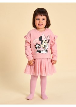 Sinsay - Dresowa sukienka z tiulem i falbanami Minnie Mouse - różowy - id: 227BB-38X - marki Sinsay - 185493910 Sinsay - Dresowa sukienka z tiulem i falbanami Minnie Mouse - różowy ze sklepu Sinsay w kategorii Sukienki dziewczęce - zdjęcie 185493910