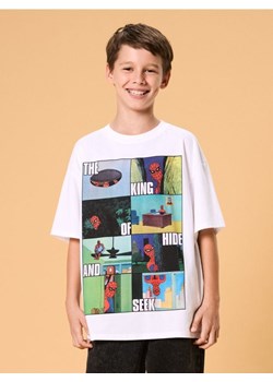 Sinsay - Koszulka Spider-Man - biały ze sklepu Sinsay w kategorii T-shirty chłopięce - zdjęcie 185494041
