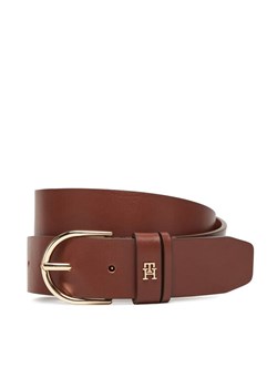 Pasek Damski Tommy Hilfiger Essential Effortless 3.5 AW0AW17757 Brązowy ze sklepu eobuwie.pl w kategorii Paski damskie - zdjęcie 185494250