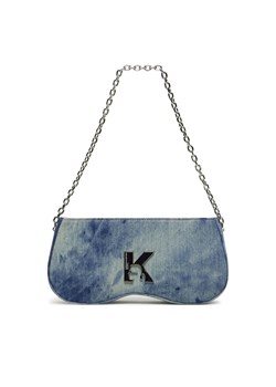 Torebka Karl Lagerfeld Jeans A3W30219 Granatowy ze sklepu eobuwie.pl w kategorii Kopertówki - zdjęcie 185494251