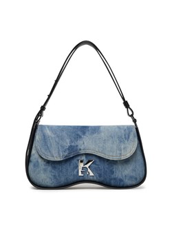 Torebka Karl Lagerfeld Jeans A3W30216 Granatowy ze sklepu eobuwie.pl w kategorii Listonoszki - zdjęcie 185494313