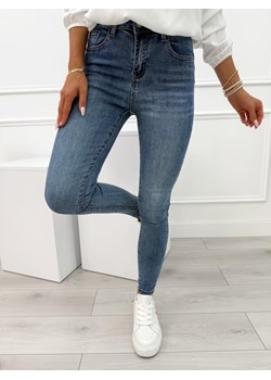 Niebieskie Spodnie Skinny Jeans ze sklepu ModnaKiecka.pl w kategorii Jeansy damskie - zdjęcie 185495751