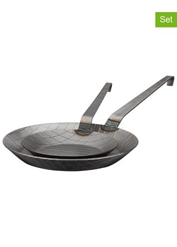 GSW Patelnie (2 szt.) "Gastro" w kolorze srebrnym ze sklepu Limango Polska w kategorii Garnki - zdjęcie 185498663