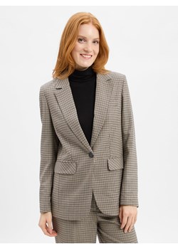 More & More Marynarka damska Kobiety beżowy w kratkę ze sklepu vangraaf w kategorii Marynarki damskie - zdjęcie 185499144