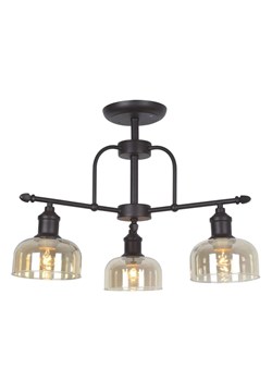 Industrialna lampa sufitowa ze szklanymi kloszami - A805-Terani ze sklepu Edinos.pl w kategorii Lampy sufitowe - zdjęcie 185501111