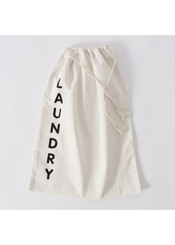 Boltze Worek &quot;Laundy&quot; w kolorze biało-czarnym na pranie - wys. 56 cm ze sklepu Limango Polska w kategorii Akcesoria łazienkowe - zdjęcie 185503150