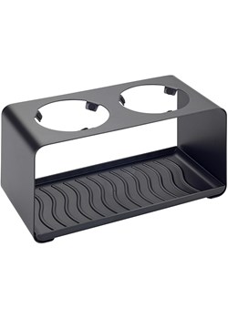 Wenko Uchwyt w kolorze czarnym na butelki - 23,5 x 11,5 x 11,5 cm ze sklepu Limango Polska w kategorii Akcesoria kuchenne - zdjęcie 185503203