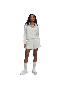 Damskie spodenki treningowe Under Armour UA Meridian Rib Short - zielone ze sklepu Sportstylestory.com w kategorii Szorty - zdjęcie 185504130