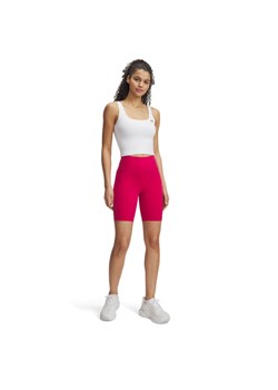 Damskie kolarki treningowe Under Armour Motion Bike Short Emea - różowe ze sklepu Sportstylestory.com w kategorii Szorty - zdjęcie 185504260