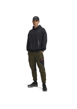Męskie spodnie treningowe cargo UA Unstoppable Cargo Pant - khaki ze sklepu Sportstylestory.com w kategorii Spodnie męskie - zdjęcie 185504362
