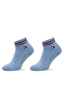 Tommy Hilfiger Zestaw 2 par niskich skarpet unisex 701228177 Niebieski ze sklepu MODIVO w kategorii Skarpetki damskie - zdjęcie 185505772