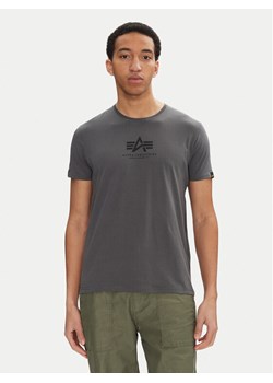 Alpha Industries T-Shirt Basic 118533 Czarny Regular Fit ze sklepu MODIVO w kategorii T-shirty męskie - zdjęcie 185505782