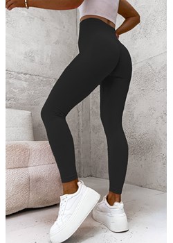 LEGGINSY MODELUJĄCE Z SZEROKIM PASEM- CZARNE ze sklepu olika.com.pl w kategorii Spodnie damskie - zdjęcie 185506004
