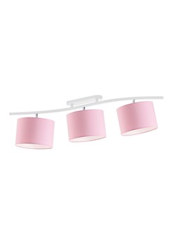 Różowa lampa sufitowa do pokoju dziewczynki CARTAGENA z regulacją i 3 punktami światła ze sklepu Lysne w kategorii Lampy dziecięce - zdjęcie 185506754