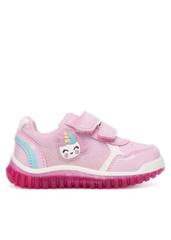 Sneakersy Geox B Lightyloo B5661A 002AS C8004 Różowy ze sklepu eobuwie.pl w kategorii Buty sportowe dziecięce - zdjęcie 185507072