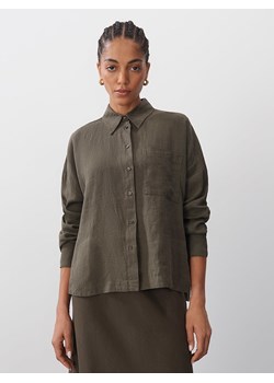 Someday Lniana koszula w kolorze khaki ze sklepu Limango Polska w kategorii Koszule damskie - zdjęcie 185508514