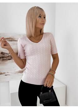 sweter vaasa pudrowy róż s/m ze sklepu UBRA w kategorii Swetry damskie - zdjęcie 185508742