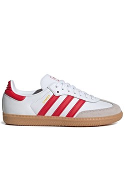 Buty młodzieżowe adidas Originals Samba OG J JQ2833 - białe ze sklepu streetstyle24.pl w kategorii Buty sportowe damskie - zdjęcie 185508783