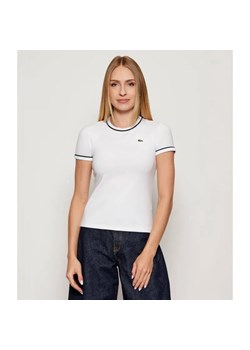 Lacoste T-shirt | Slim Fit ze sklepu Gomez Fashion Store w kategorii Bluzki damskie - zdjęcie 185509603
