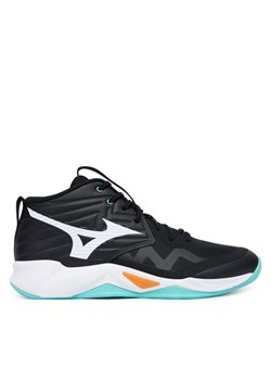 Buty halowe Mizuno Wave Momentum Pro Mid V1GA2545 Czarny ze sklepu eobuwie.pl w kategorii Buty sportowe męskie - zdjęcie 185509614