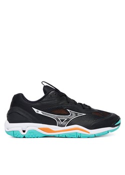 Buty halowe Mizuno Wave Stealth 6 X1GA2430 Czarny ze sklepu eobuwie.pl w kategorii Buty sportowe męskie - zdjęcie 185509671
