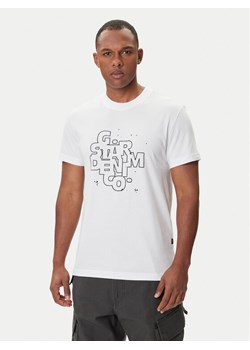 G-Star Raw T-Shirt HD Print D26824-D975 Biały Regular Fit ze sklepu MODIVO w kategorii T-shirty męskie - zdjęcie 185510490