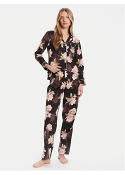 LAUREN RALPH LAUREN Piżama ILN92438 Czarny Regular Fit - id: 0000305795946 - marki Ralph Lauren - 185510554 LAUREN RALPH LAUREN Piżama ILN92438 Czarny Regular Fit ze sklepu MODIVO w kategorii Piżamy damskie - zdjęcie 185510554