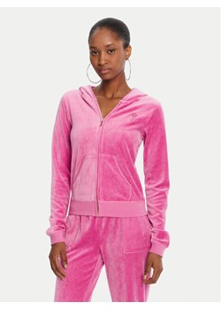 Juicy Couture Bluza Robyn JCSEBJ007G Różowy Slim Fit ze sklepu MODIVO w kategorii Bluzy damskie - zdjęcie 185510564