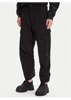 G-Star Raw Spodnie materiałowe Cargo 3D D27022-D909 Czarny Boyfriend Fit ze sklepu MODIVO w kategorii Spodnie damskie - zdjęcie 185510582