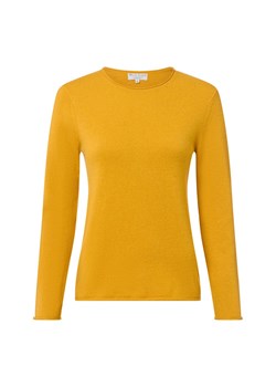 Marie Lund Damski sweter z czystego kaszmiru Kobiety Kaszmir kukurydziany jednolity ze sklepu vangraaf w kategorii Swetry damskie - zdjęcie 185512441