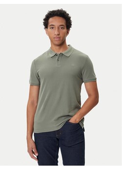 Mustang Polo Pierre 1016880 Zielony Slim Fit ze sklepu MODIVO w kategorii T-shirty męskie - zdjęcie 185514180