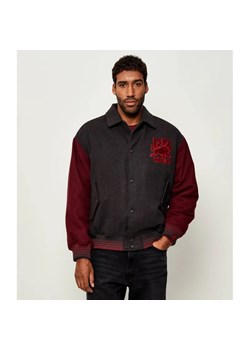 HUGO Kurtka bomber Blaine | HUGO X RACING BULLS | Loose fit | z dodatkiem wełny ze sklepu Gomez Fashion Store w kategorii Kurtki męskie - zdjęcie 185515063