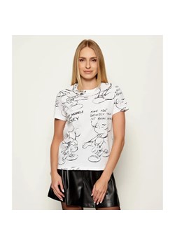 Desigual T-shirt MICKEY SKETCH | Desigual x Disney | Regular Fit ze sklepu Gomez Fashion Store w kategorii Bluzki damskie - zdjęcie 185515164