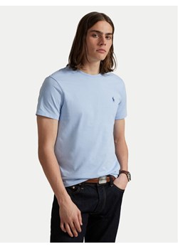 Polo Ralph Lauren T-Shirt 710671438444 Błękitny Custom Slim Fit ze sklepu MODIVO w kategorii T-shirty męskie - zdjęcie 185517264