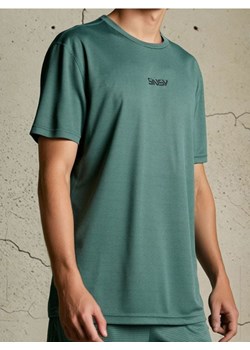Sinsay - Koszulka sportowa SNSY PERFORMANCE - zielony ze sklepu Sinsay w kategorii T-shirty męskie - zdjęcie 185518850